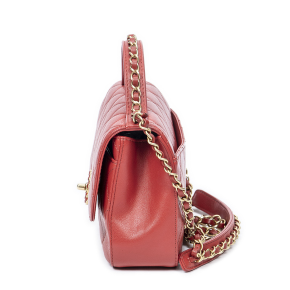 Chanel Small Chain Infinity Top Handle - Picture 3 of 9